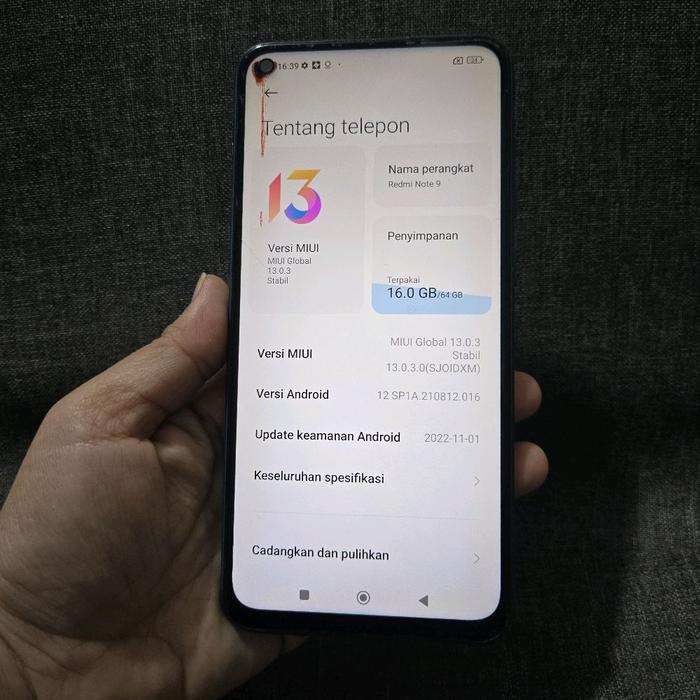 Redmi Note 9 - Batangan - Image 3