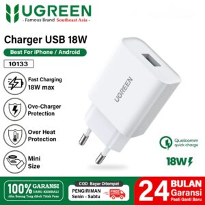 UGREEN Charger USB 18W Fast Charging